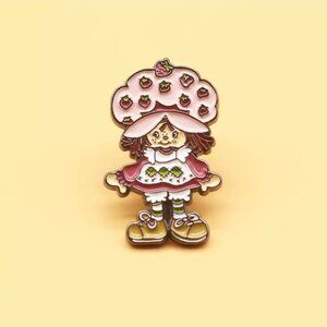 Strawberry Enamel Lapel Pin NEW